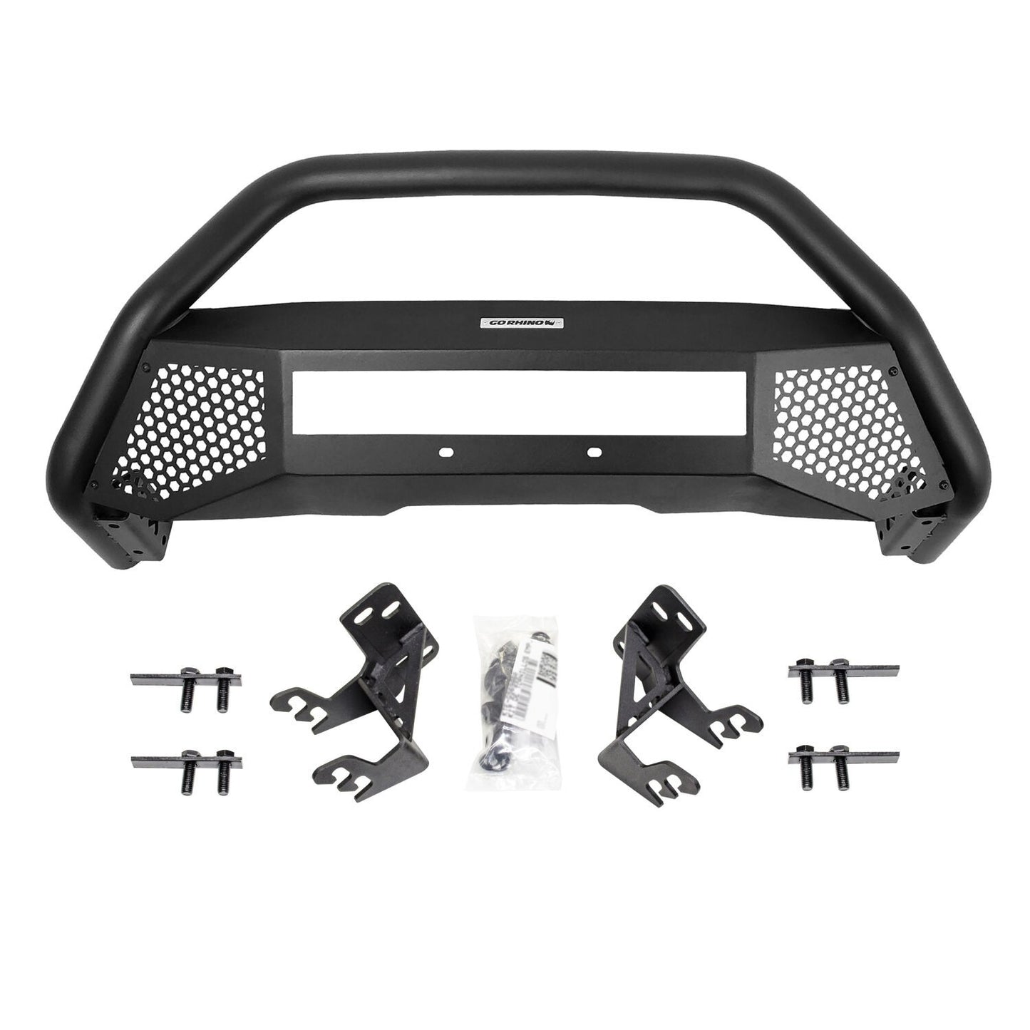RC4 LR with Mounting Brackets Textured Black 2016-2024 Toyota 4Runner Go Rhino