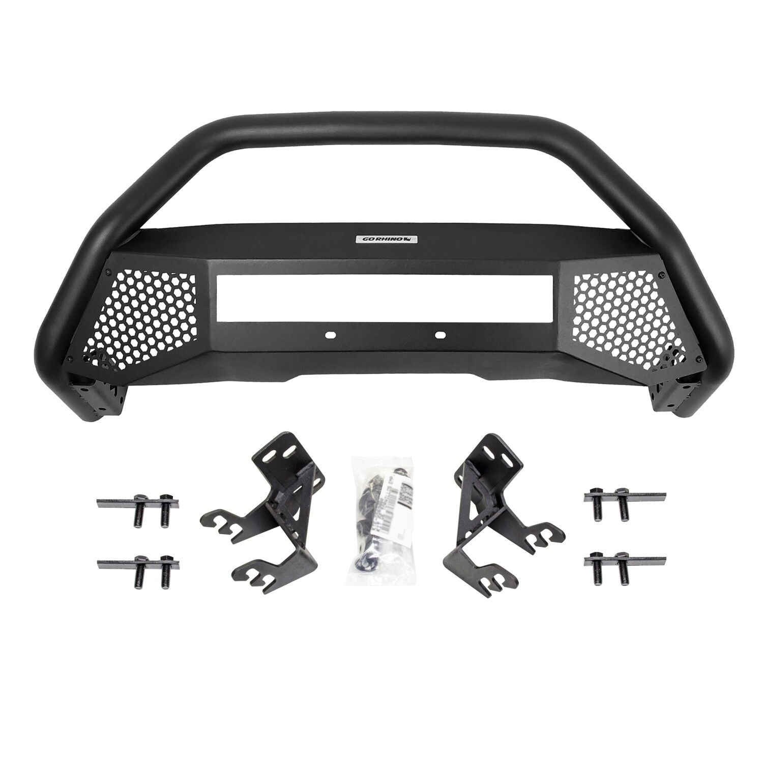 RC4 LR with Mounting Brackets Textured Black 2016-2024 Toyota 4Runner Go Rhino