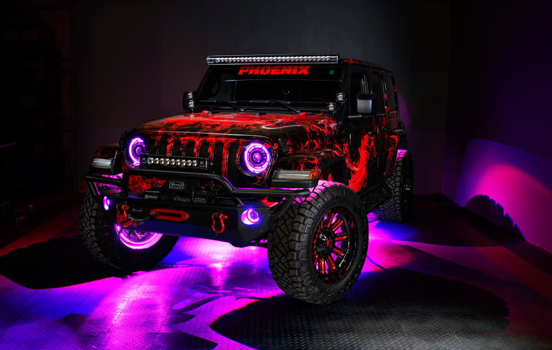 Oracle Oculus Bi-LED Projector Headlights for Jeep JL/Gladiator JT - w/ Simple Controller
