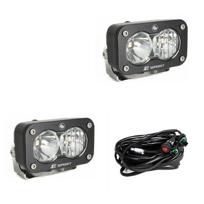 LED Work Light Clear Lens Pair S2 Sport Baja Designs