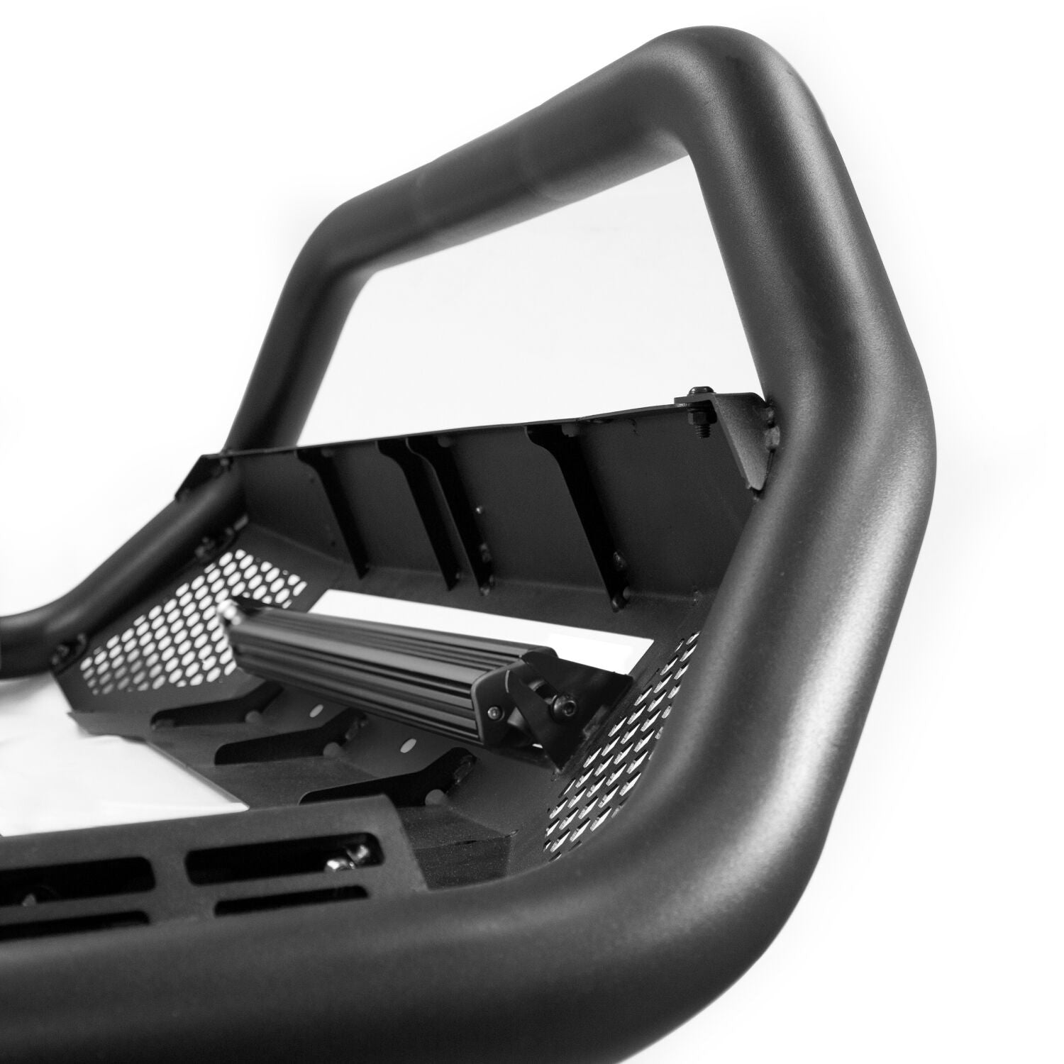 RC4 LR with Mounting Brackets & 20 Inch Light Bar Textured Black 2015-2025 Ford F-150 Go Rhino