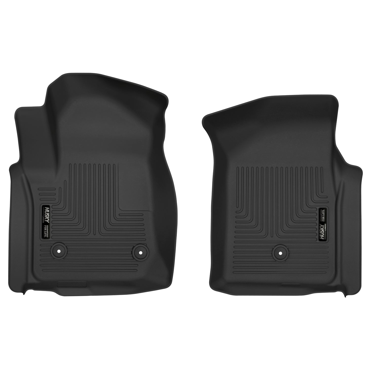 X-act Contour Front Floor Liners For 2019-2026 Silverado/Sierra 1500//2500 HD/3500 HD Regualar Cab Husky Liners
