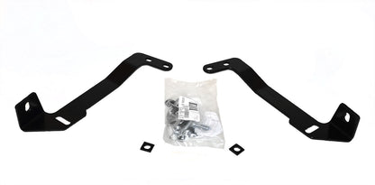 RC2 LR Bull Bar with Mounting Brackets & 20 Inch Light Bar Opening Textured Black 2007-2018 Silverado/Sierra 2500 HD/3500 HD Go Rhino