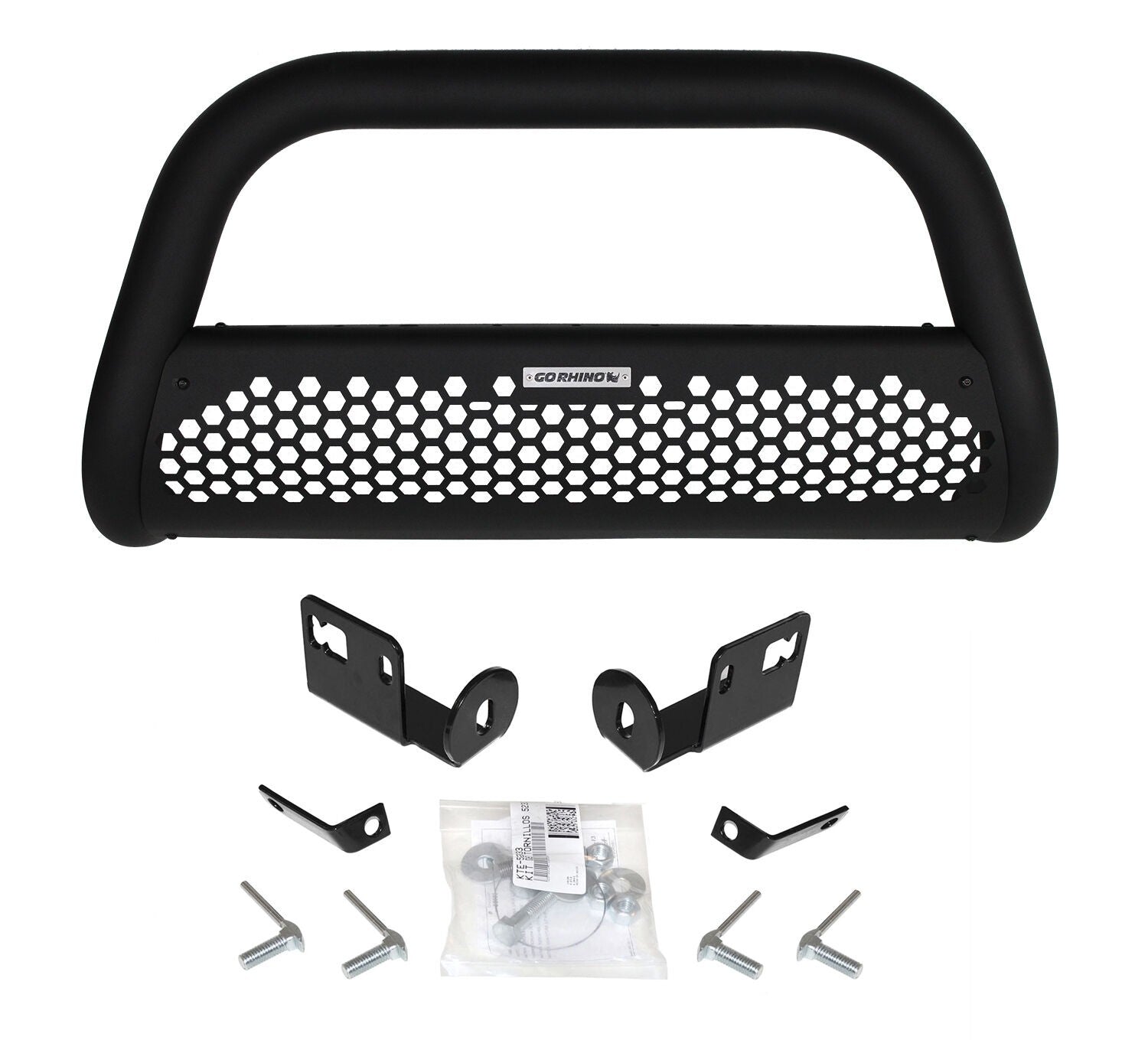 RC2 Bull Bar with Mounting Brackets Textured Black 2006-2008 Dodge Ram 1500/2500/3500 Go Rhino