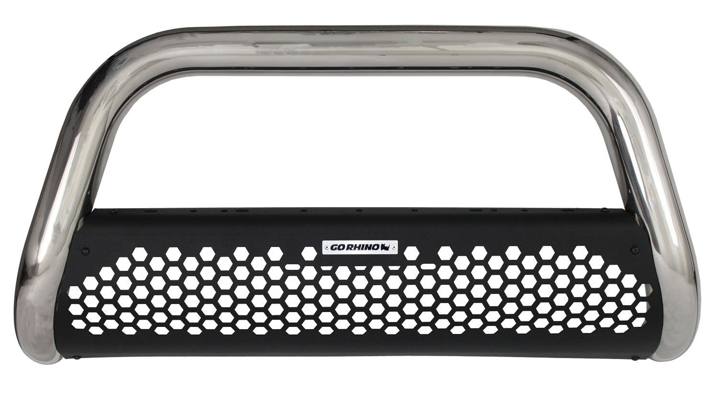 RC2 Bull Bar Frame Only Polished Stainless Steel 1997-2025 Ford F-150 2003-2006 Silverado 2500/3500 HD Go Rhino