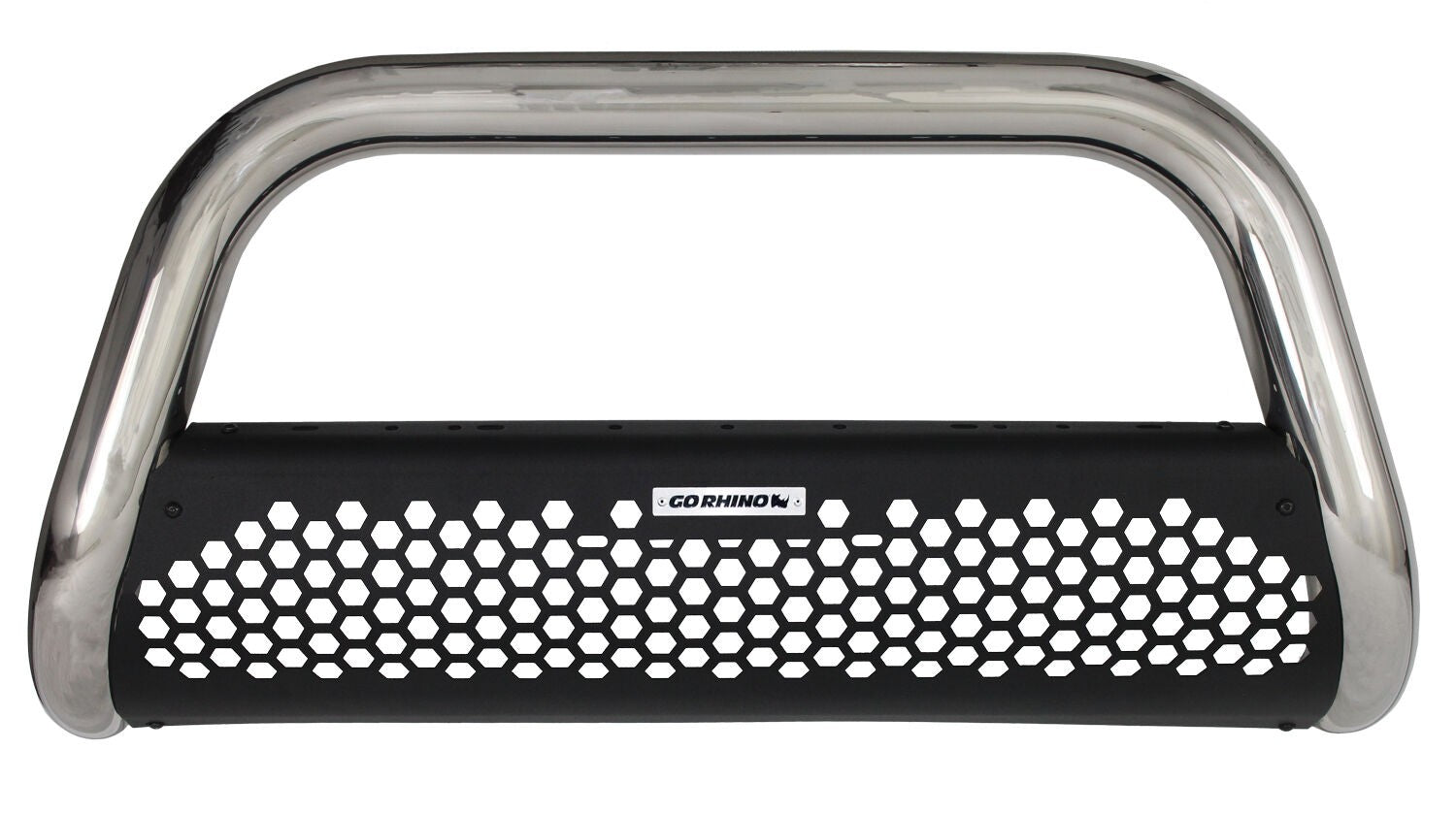 RC2 Bull Bar Frame Only Polished Stainless Steel 1997-2025 Ford F-150 2003-2006 Silverado 2500/3500 HD Go Rhino