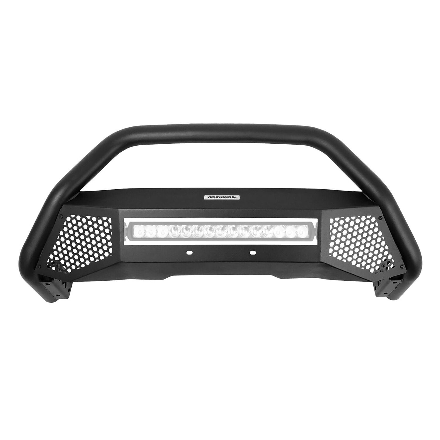 RC4 LR Bull Bar Frame Only Textured Black 2009-2010 Dodge Ram 1500/2500/3500 2014-2021 Silverado 1500 2014-2021 Toyota Tundra Go Rhino