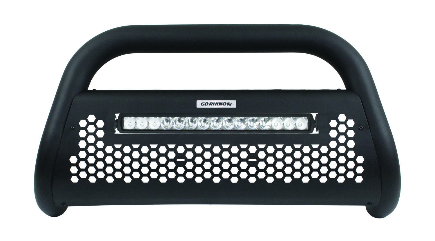 RC2 LR Bull Bar with Mounting Brackets & 20 Inch Light Bar Textured Black 2016-2023 Toyota Tacoma Go Rhino