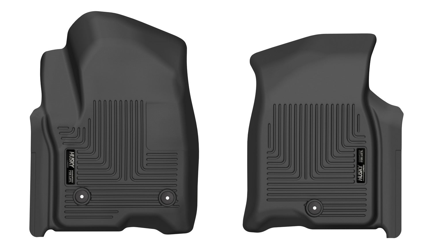 X-act Contour Front Floor Liners For 2021-2025 Escalade ESV, Suburban, Tahoe, Yukon XL Husky Liners