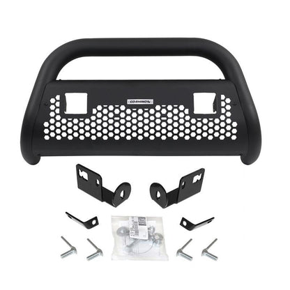 RC2 LR Bull Bar with Mounting Brackets & Two 3 Inch Cube Lights Textured Black 2009-2025 Ford F-150 Go Rhino