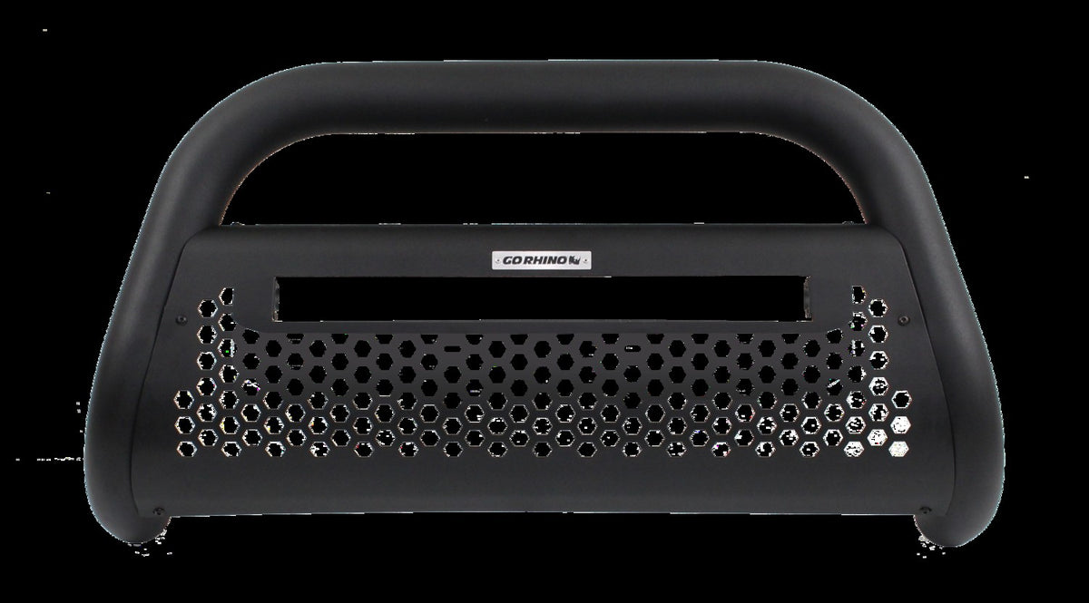 RC2 LR Bull Bar with Mounting Brackets & 20 Inch Light Bar Opening Textured Black 2008-2016 Ford F-250/F-350 Go Rhino