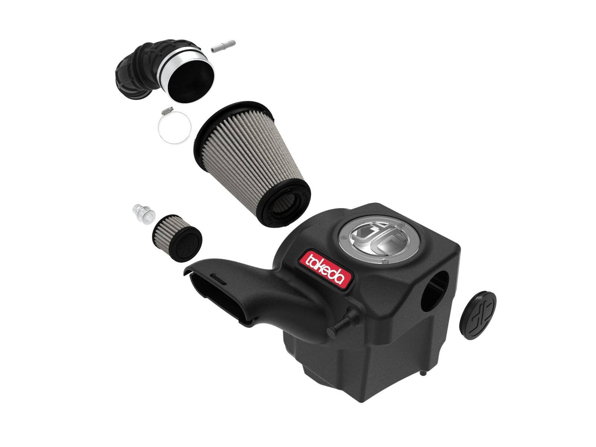 Takeda Momentum Cold Air Intake System w/ Pro Dry S Filter Ford Fiesta 14-19 L4-1.6L aFe Power