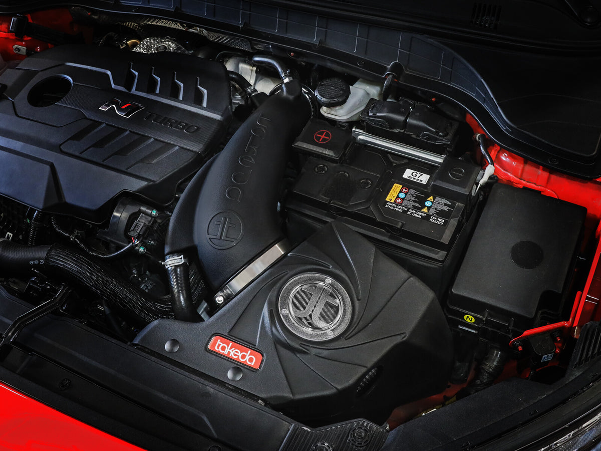 Takeda Momentum Cold Air Intake System w/ Pro Dry S Filter Hyundai Kona N 22-23 L4-2.0L (t) aFe Power