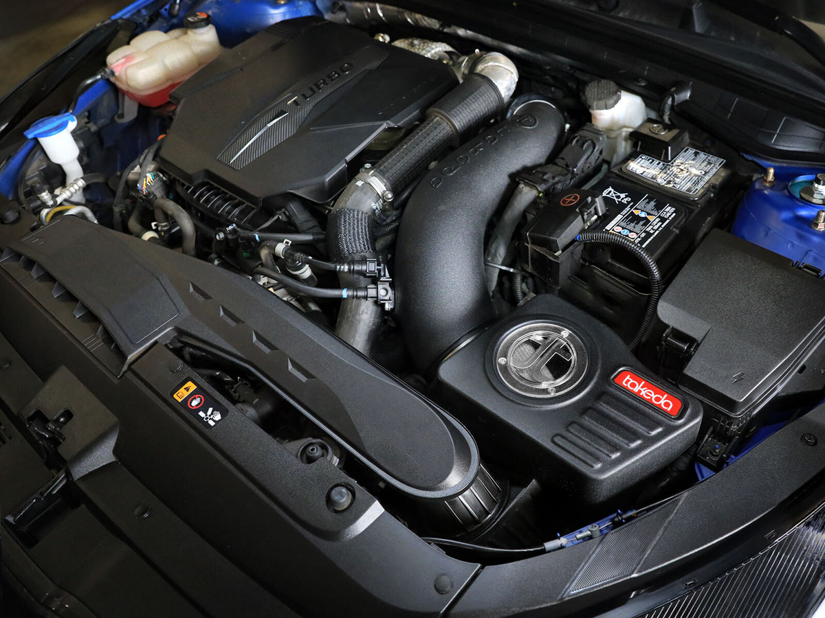 Takeda Momentum Cold Air Intake System w/ Pro Dry S Filter Kia K5 GT 21-26 L4-2.5L (t) aFe Power