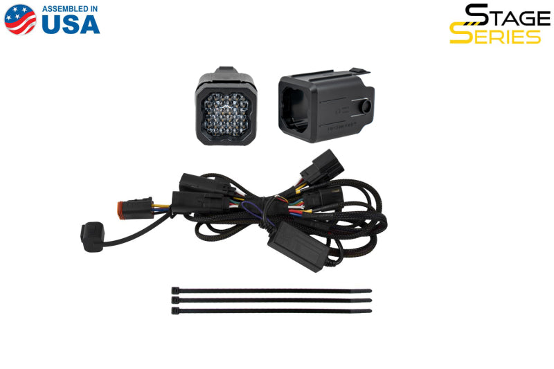 Diode Dynamics 23-24 Chevrolet Colorado Hitch Mount LED Pod Reverse Kit C1