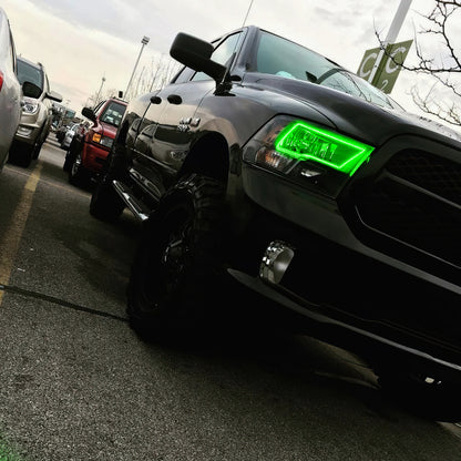 Oracle Dodge Ram Sport 09-18 LED Headlight Halo Kit - ColorSHIFT w/ Simple Controller