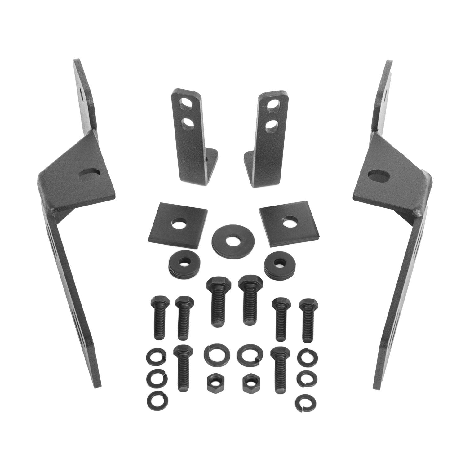 RC4LR & RC3 LR Mounting Brackets Only Textured Black 2016-2024 Toyota 4Runner Go Rhino