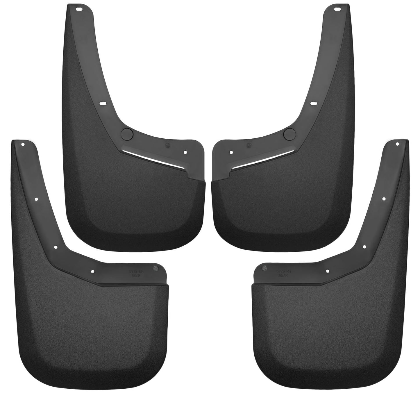 Custom Mud Guards Front and Rear Mud Guard Set For 2007-2014 Silverado 1500/2500 HD/3500 HD Husky Liners