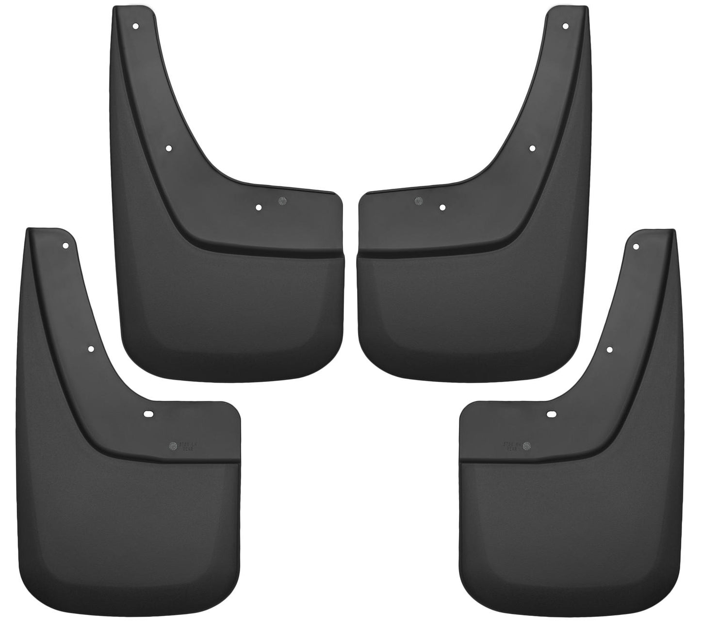 Custom Mud Guards Front and Rear Mud Guard Set For 2014-2019 Sierra 1500/1500 Limited/2500 HD/3500 HD Husky Liners