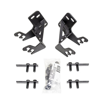 RC4LR & RC3 LR Mounting Brackets Only Textured Black 2011-2016 Ford F-250/F-350 Go Rhino