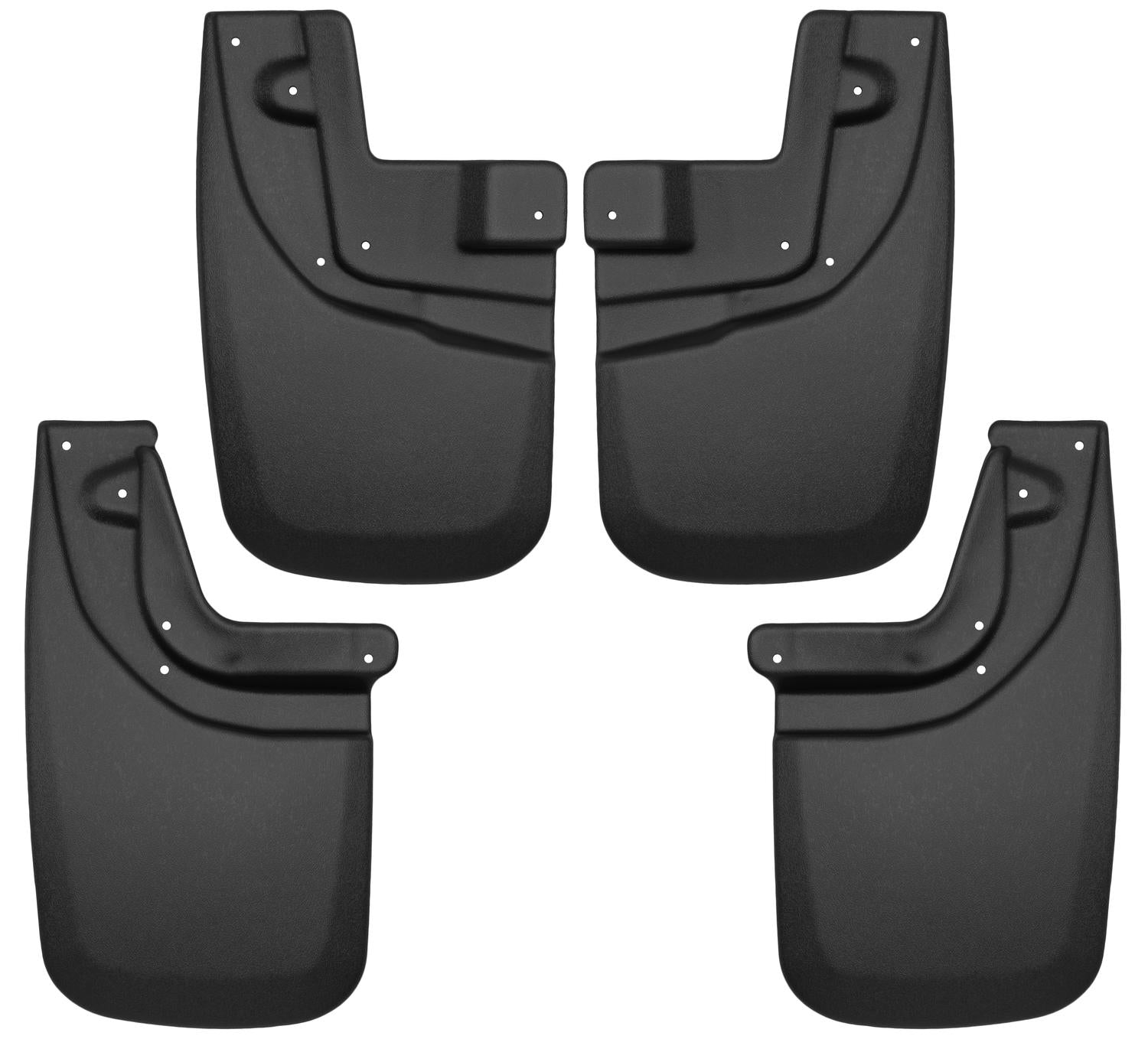 Custom Mud Guards Front and Rear Mud Guard Set For 2005-2015 Tacoma Husky Liners