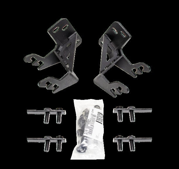 RC4LR & RC3 LR Mounting Brackets Only Textured Black 2017-2022 Ford F-250/F-350 Go Rhino
