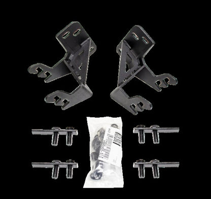 RC4LR & RC3 LR Mounting Brackets Only Textured Black 2017-2022 Ford F-250/F-350 Go Rhino