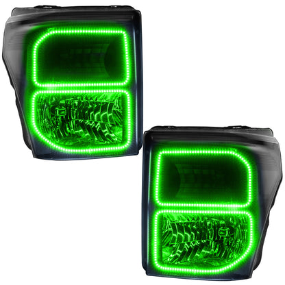 Oracle 11-16 Ford F250/350 LED HL - Black - ColorSHIFT w/ Simple Controller