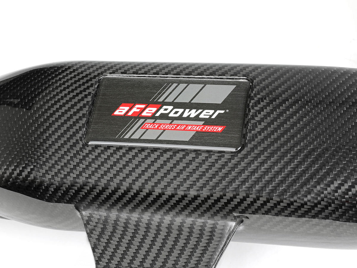 Track Series Carbon Fiber Intake System w/ Pro 5R Filter BMW M2 (F87) 16-18 L6-3.0L (t) N55 aFe Power