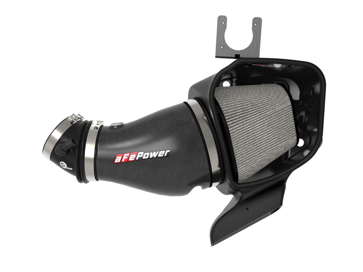Track Series Carbon Fiber Intake System w/ Pro Dry S Filter Jeep Grand Cherokee Trackhawk (WK2) 19-21/ Dodge Durango Hellcat 21-26 V8-6.2L (sc) aFe Power