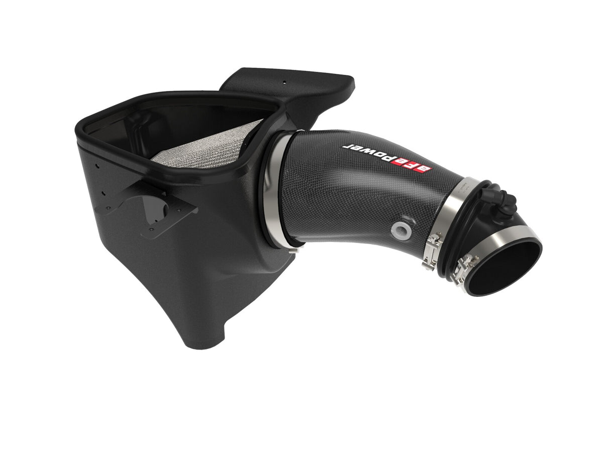 Track Series Carbon Fiber Intake System w/ Pro Dry S Filter Jeep Grand Cherokee Trackhawk (WK2) 19-21/ Dodge Durango Hellcat 21-26 V8-6.2L (sc) aFe Power