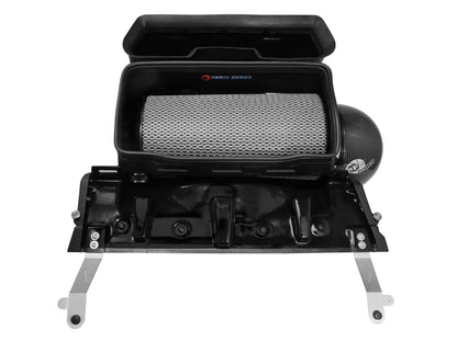 Track Series Carbon Fiber Intake System w/ Pro Dry S Filter Ram 1500 Trx 21-24 V8-6.2L (sc) aFe Power