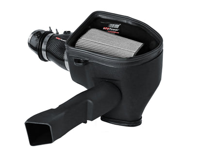 Track Series Carbon Fiber Intake System w/ Pro Dry S Filter Dodge Charger SRT Hellcat Redeye 21-23 V8-6.2L (sc) aFe Power
