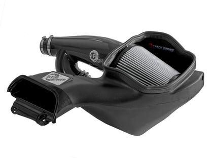 Track Series Carbon Fiber Intake System w/ Pro Dry S Filter Ford F-150 Raptor 21-26 V6-3.5L (tt) aFe Power