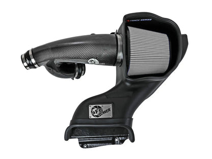 Track Series Carbon Fiber Intake System w/ Pro Dry S Filter Ford F-150 Raptor 21-26 V6-3.5L (tt) aFe Power