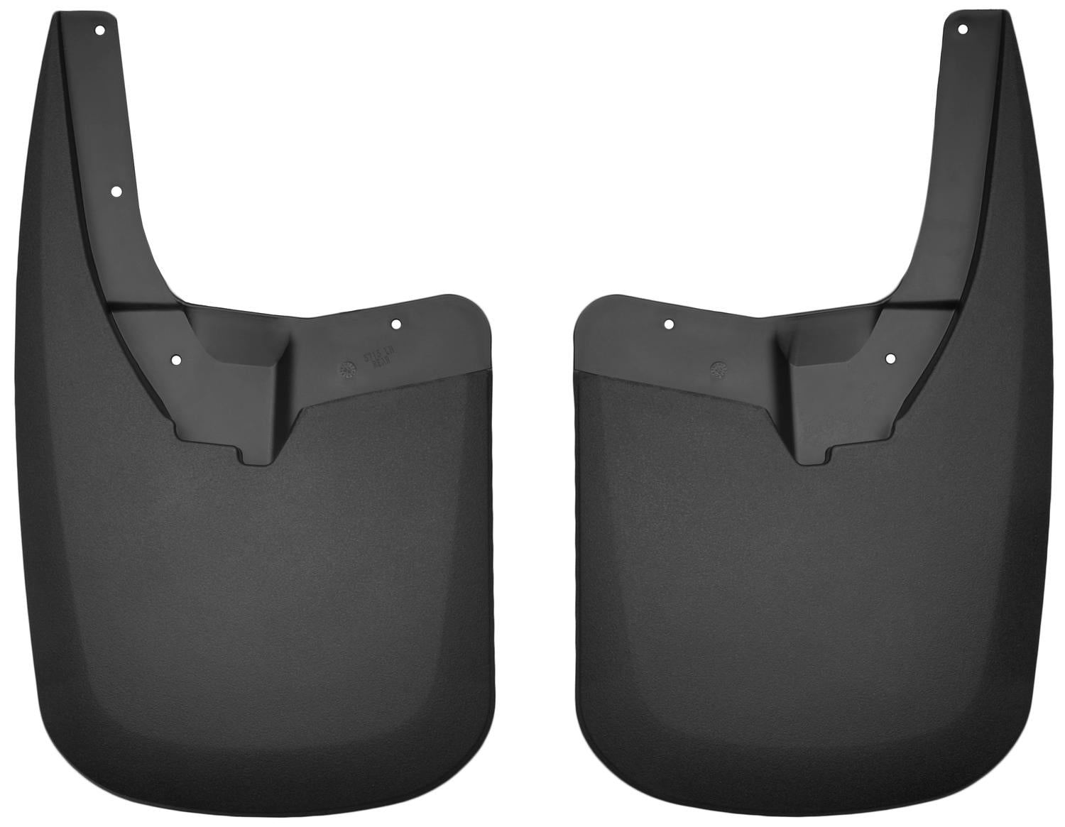 Custom Mud Guards Rear Mud Guards For 2009-2024 Ram 1500/2500/3500 without fender flares Does Not Fit Rear Dually models. Husky Liners
