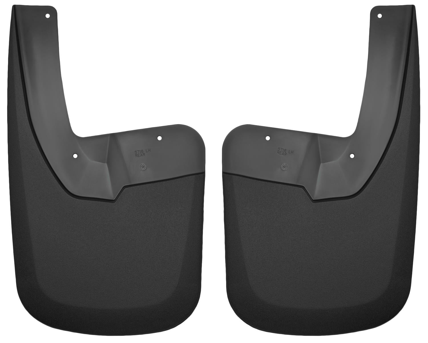 Custom Mud Guards Rear Mud Guards For 2009-2024 Ram 1500/2500/3500 with factory fender flares Does Not Fit Rear Dually model Husky Liners