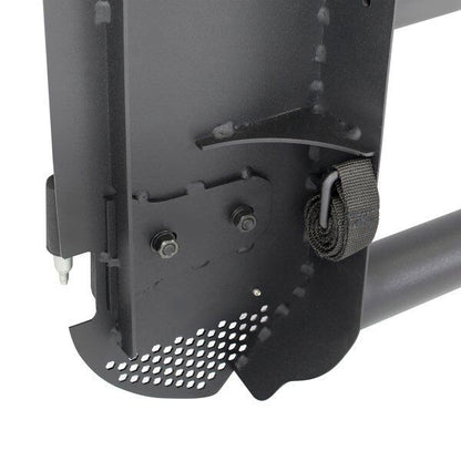 Trailline Tube Door Front Textured Black For 2007-2018 Jeep Wrangler JK Go Rhino