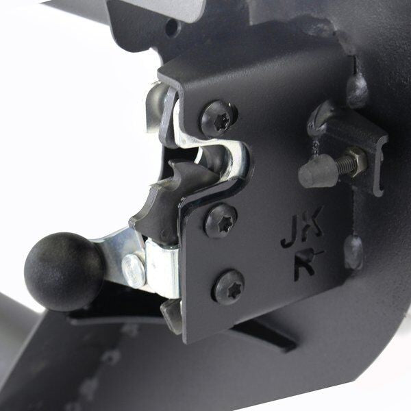 Trailline Tube Door Rear Textured Black For 2007-2018 Jeep Wrangler JK Go Rhino