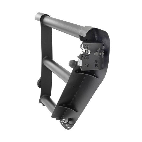 Trailline Tube Door Rear Textured Black For 2007-2018 Jeep Wrangler JK Go Rhino