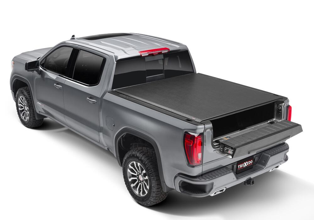 Lo Pro Tonneau Cover Black 2019 (New Body Style)-2026 Silverado/Sierra 1500 6 Foot 7 Inch Bed Truxedo