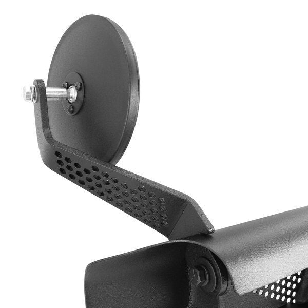 Trailline Tube Door Front Textured Black 2018-2026 Jeep Wrangler JL 2020-2025 Jeep Gladiator Go Rhino