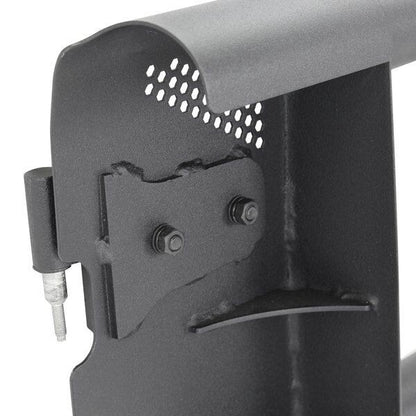 Trailline Tube Door Rear Textured Black 2018-2026 Jeep Wrangler JL 2020-2025 Jeep Gladiator Go Rhino