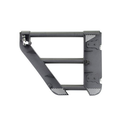 Trailline Tube Door Rear Textured Black 2018-2026 Jeep Wrangler JL 2020-2025 Jeep Gladiator Go Rhino