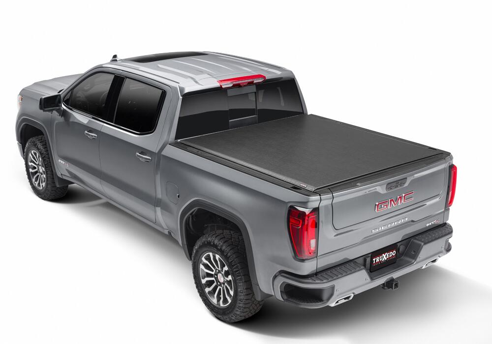 Lo Pro Tonneau Cover Black 2019 (New Body Style)-2026 Silverado/Sierra 1500/2020-2027 2500 HD/3500 HD 8 Foot Bed Truxedo