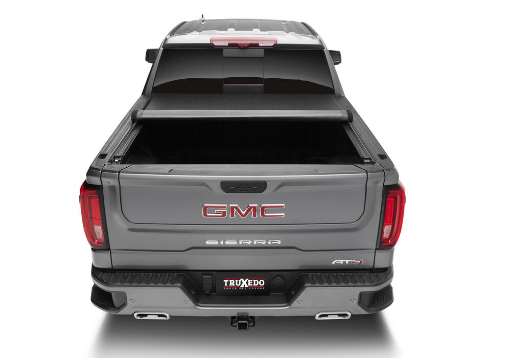 Lo Pro Tonneau Cover Black 2019 (New Body Style)-2026 Silverado/Sierra 1500/2020-2027 2500 HD/3500 HD 8 Foot Bed Truxedo