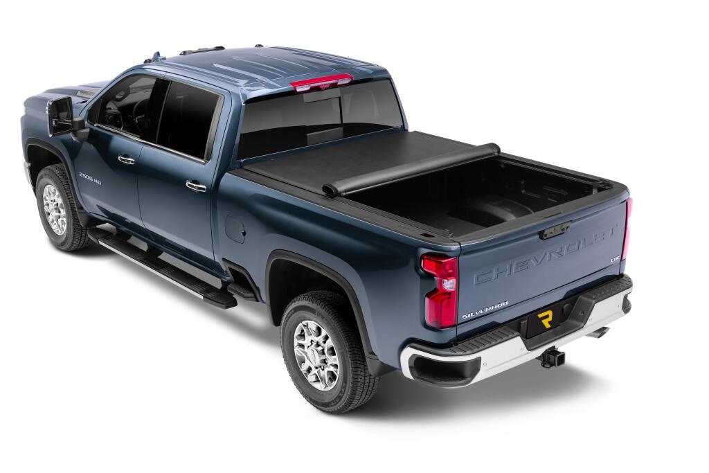 Lo Pro Tonneau Cover Black 2020-2027 Silverado/Sierra 2500 HD/3500 HD 6 Foot 9 Inch Bed with or without MultiPro Tailgate Truxedo