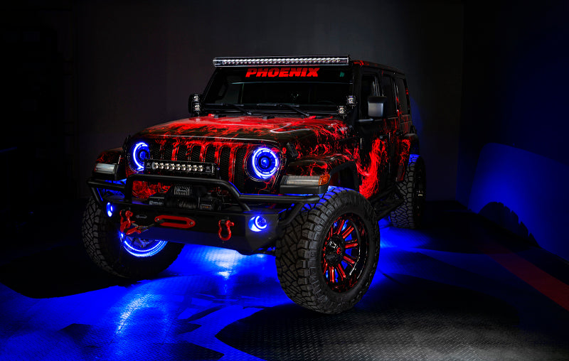 Oracle Jeep Wrangler JL/JT Sport High Performance W LED Fog Lights - w/o Controller