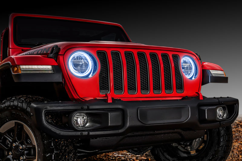 Oracle Jeep Wrangler JL/JT LED Surface Mount Headlight Halo Kit - w/ BC1 Controller