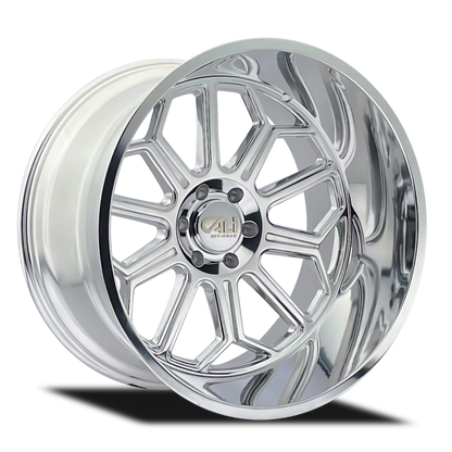 Cali Off-Road 9117 Auburn 20x10 / 6x139.7 BP / -25mm Offset / 106mm Hub Polished Wheel